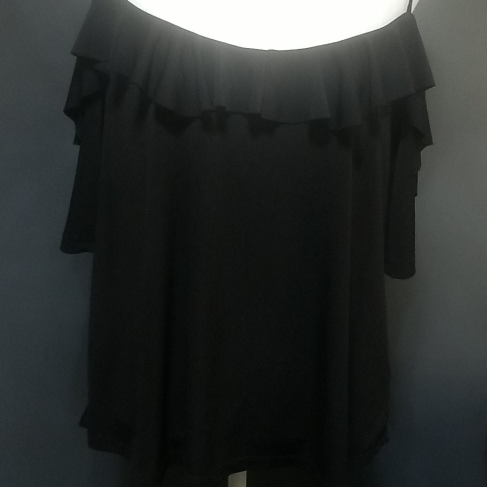 Strappy off the shoulder top